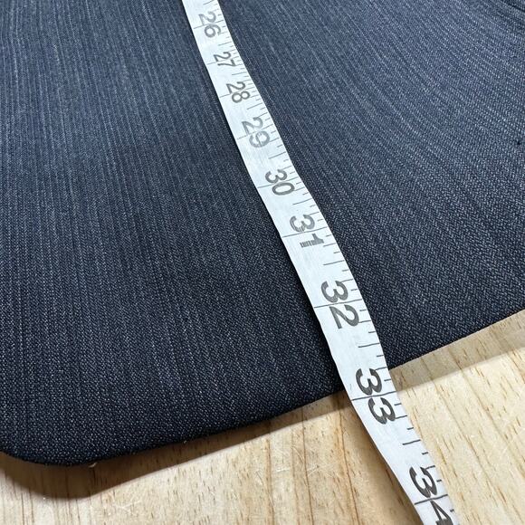 Yves Saint Laurent YSL Vintage Men's Worsted Wool Blazer Charcoal Size 42L GUC - Picture 8 of 9